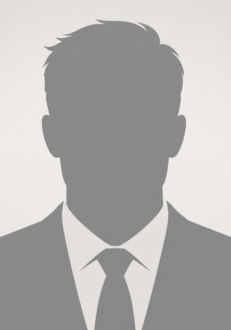 Minimal Businessman Placeholder Avatar